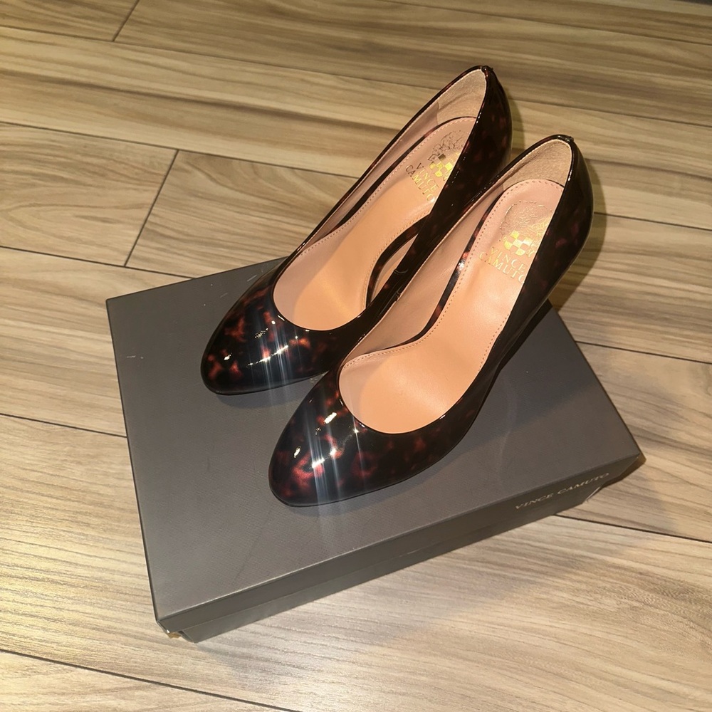 Vince Camuto Brown Tortoiseshell Heels
